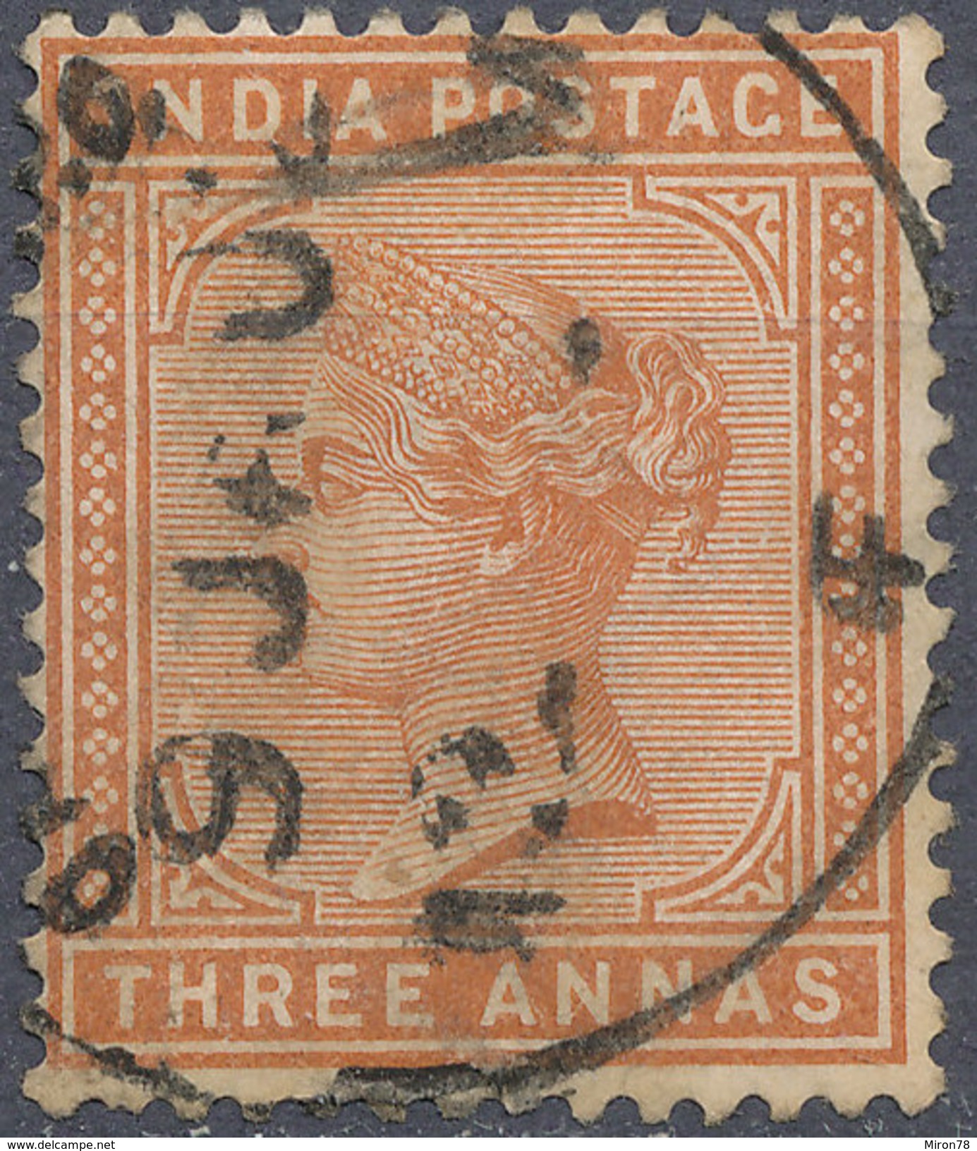 Stamp   India   Queen Victoria Used Lot#30 - 1852 Provincie Sind