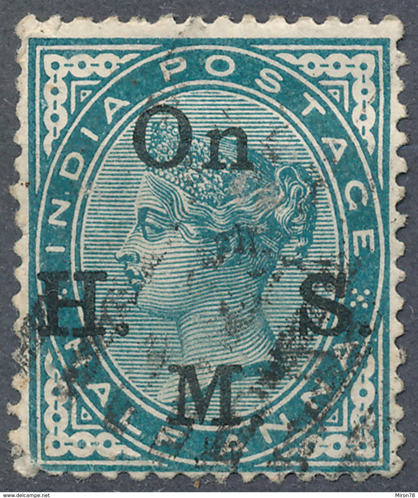 Stamp   India   Queen Victoria Used Lot#34 - 1852 Sind Province