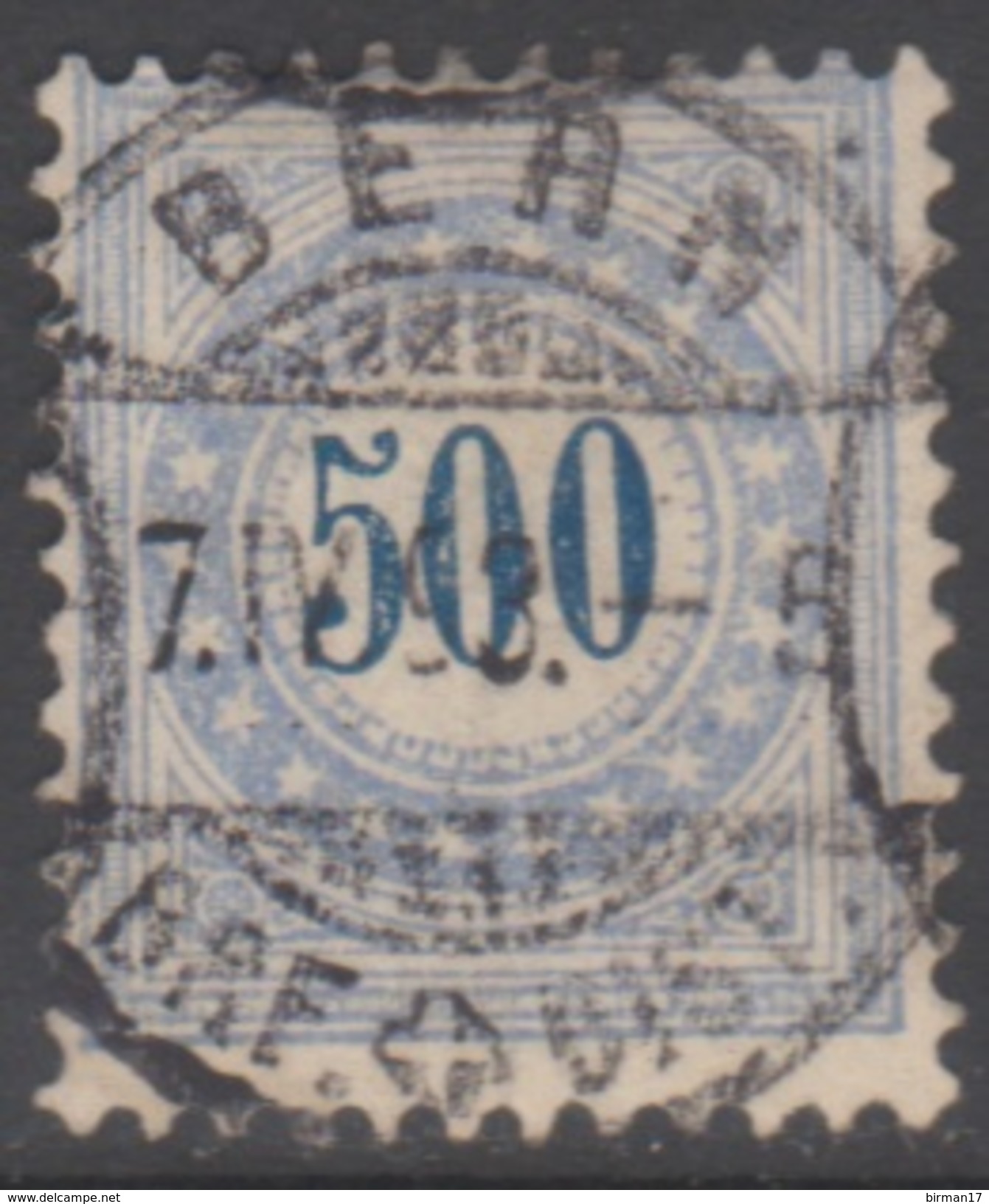 SUISSE 1878 1 TP Taxe N° 9 Y&T Oblitéré - Portomarken