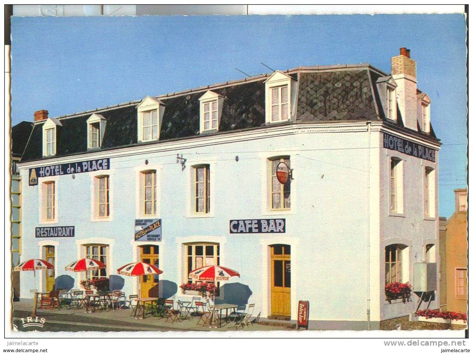 14 CALVADOS NORMANDIE Arr DeLISIEUX Canton De TROUVILLE - VILLERVILLE-BAR HOTEL RESTAURANT PUB BIERE DU PECHEUR  2 Scans - Villerville