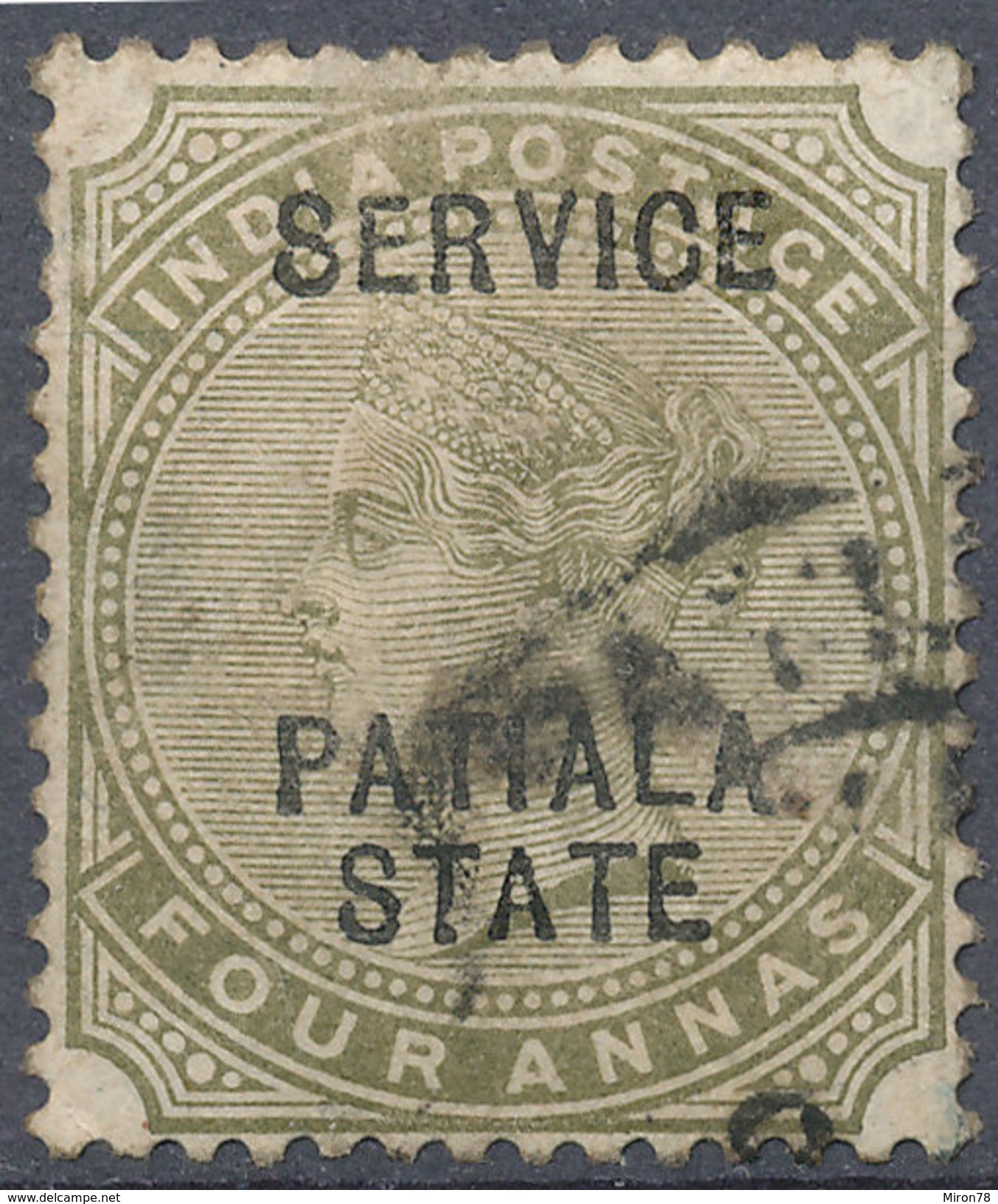 Stamp   India   Queen Victoria Used Lot#44 - 1852 Provincie Sind