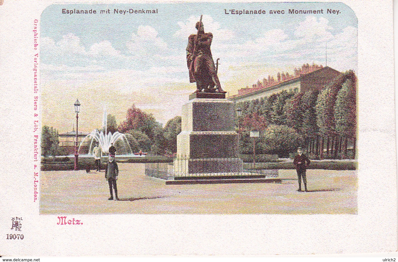 AK Metz - Esplanade Mit Ney-Denkmal (27343) - Lothringen
