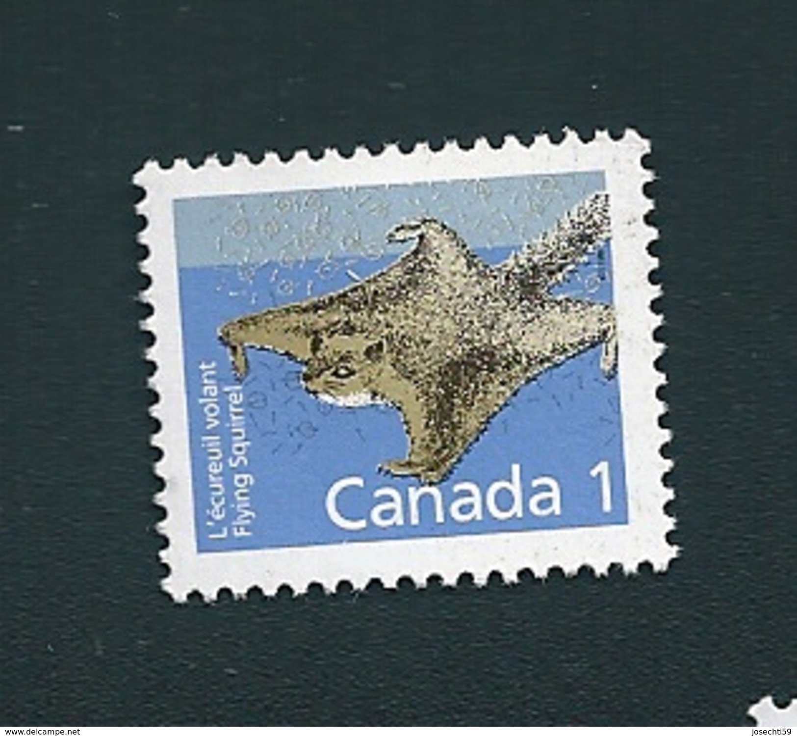 N° 1064 Ecureuil Volant  TIMBRE Stamp Canada (1988) Oblitéré - Used Stamps
