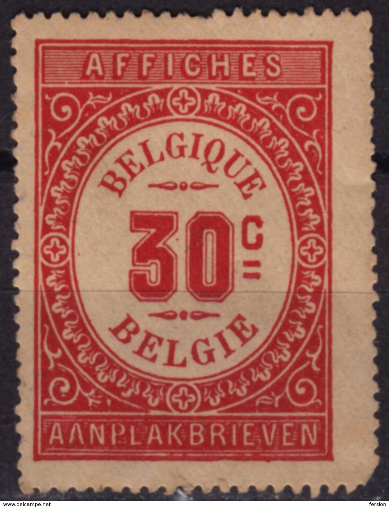 BELGIUM - Revenue TAX STAMP - 30 Cent AFFICHES / AANPLAKBRIEVEN - Used - Stamps