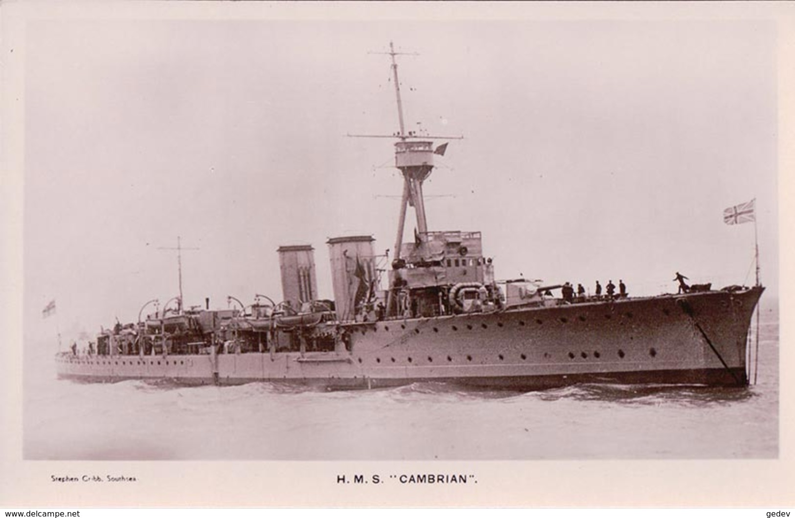 Royal Navy, H.M.S. "CAMBRIAN" (216) - Guerre