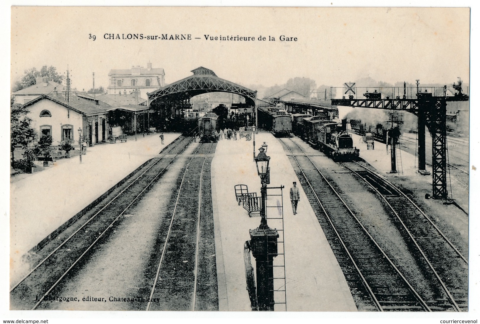 CPA - CHALONS-SUR-MARNE (Marne) - Vue Intérieure De La Gare - Châlons-sur-Marne