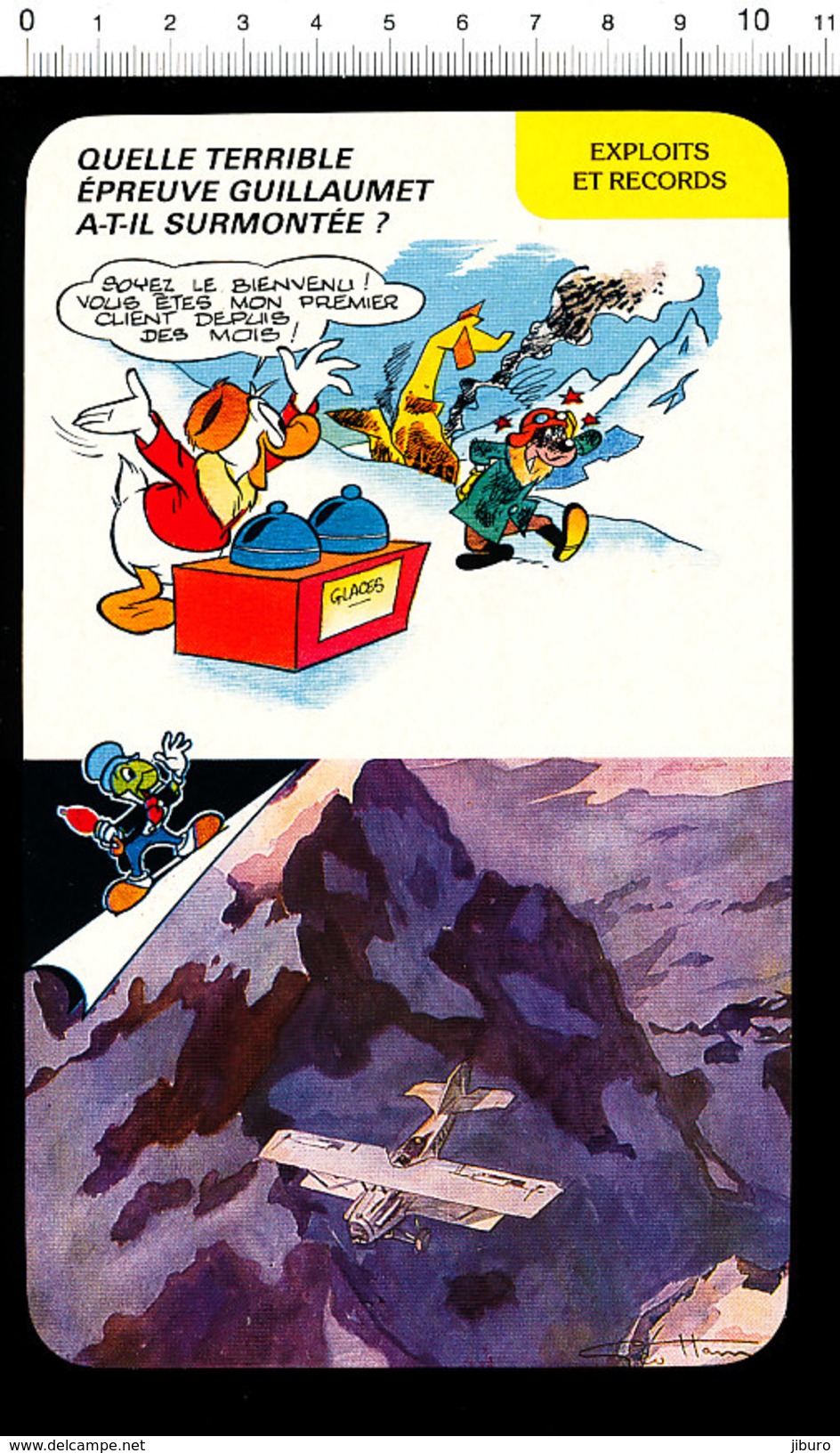 Humour Henri Guillaumet Traverse La Cordillère Des Andes / Avion Aviation Pilote Ice Cream Vendeur De Glaces  /  IM D-24 - Autres & Non Classés