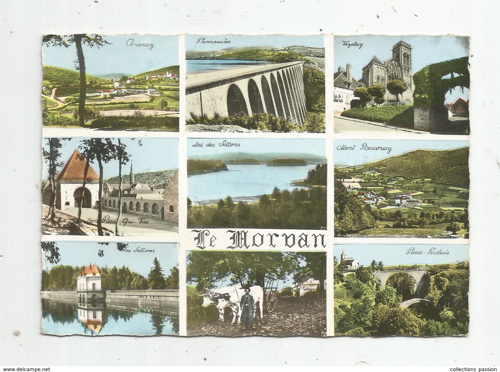 G-I-E , Cp , BOURGOGNE , LE MORVAN , Multi Vues , Vierge , Ed : Du Lys - Bourgogne