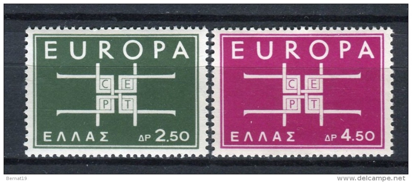 Grecia 1963. Yvert 799-800 ** MNH. - Unused Stamps