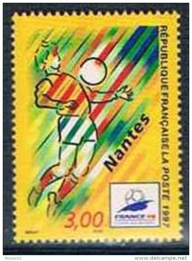 France 1997 Yt N°3076 MNH ** Coupe Du Monde De Football Nantes - Unused Stamps