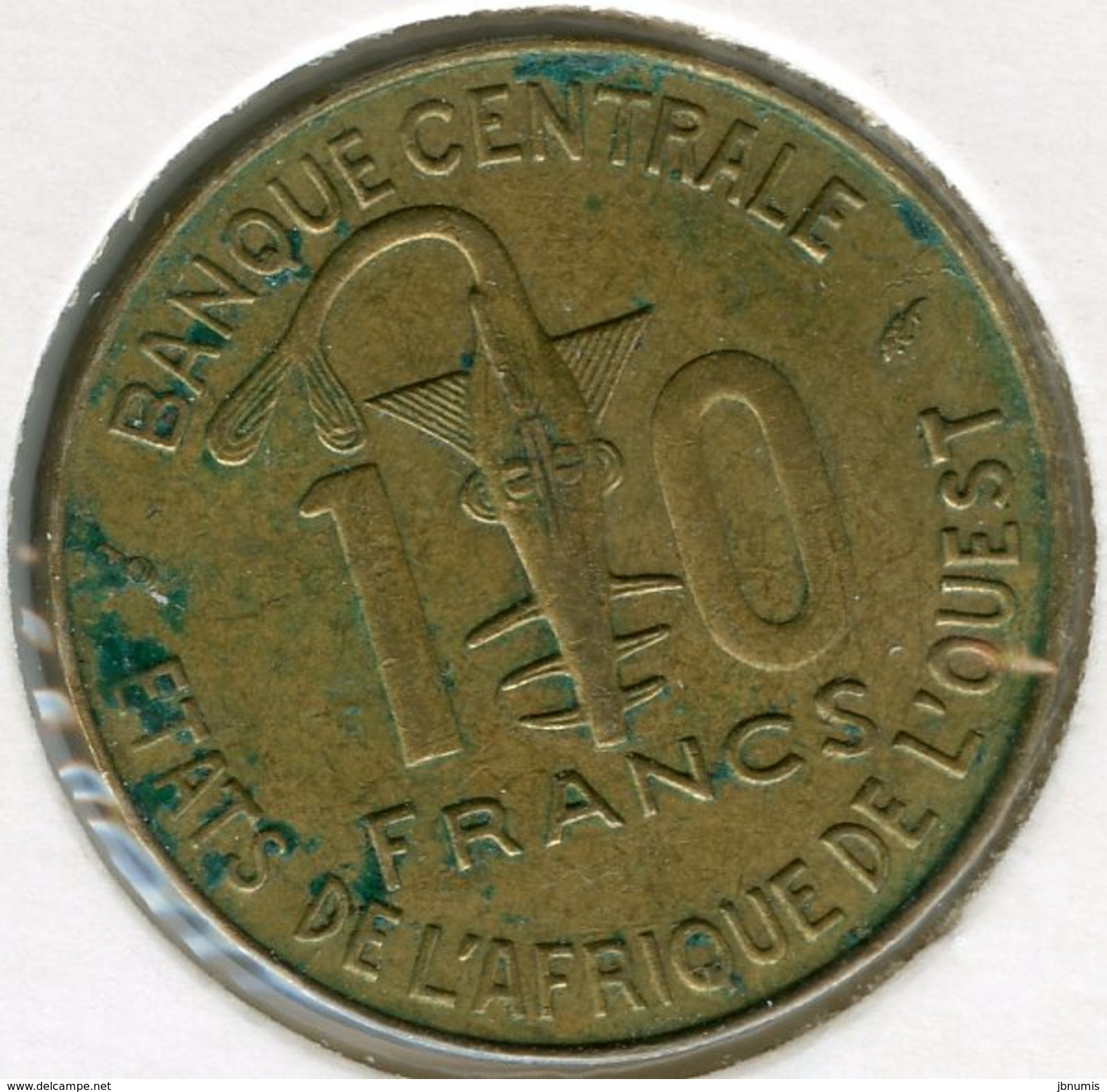 Afrique De L´Ouest West African States Union Monétaire 10 Francs 1989 BCEAO UMOA KM 10 - Autres – Afrique