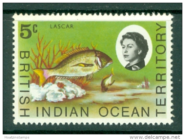 British Indian Territory (BIOT): 1968/70   QE II - Marine Life   SG16    5c   MH - British Indian Ocean Territory (BIOT)