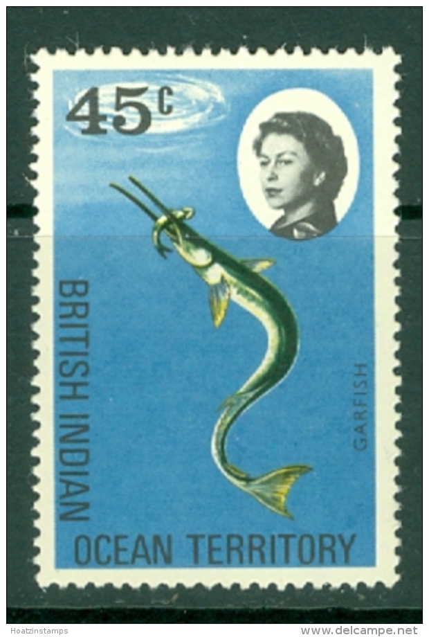 British Indian Territory (BIOT): 1968/70   QE II - Marine Life   SG22    45c   MH - British Indian Ocean Territory (BIOT)