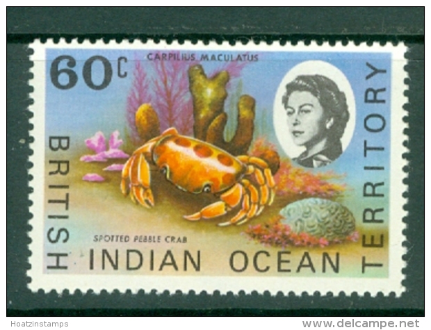 British Indian Territory (BIOT): 1968/70   QE II - Marine Life   SG23a    60c   MH - British Indian Ocean Territory (BIOT)