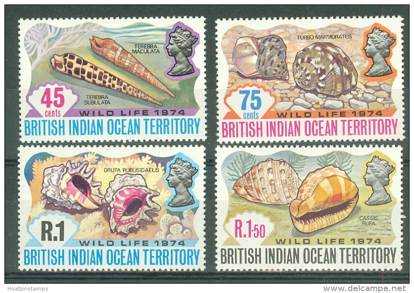 British Indian Territory (BIOT): 1974   Wildlife (Series 2)   MH - British Indian Ocean Territory (BIOT)