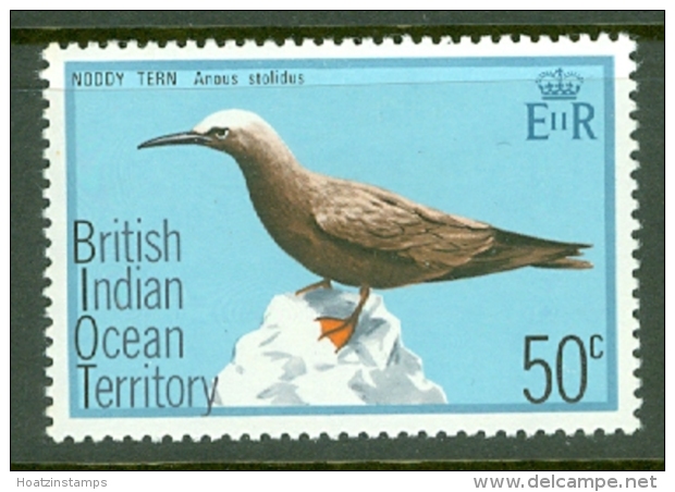 British Indian Territory (BIOT): 1975   Birds   SG68    50c   MH - British Indian Ocean Territory (BIOT)