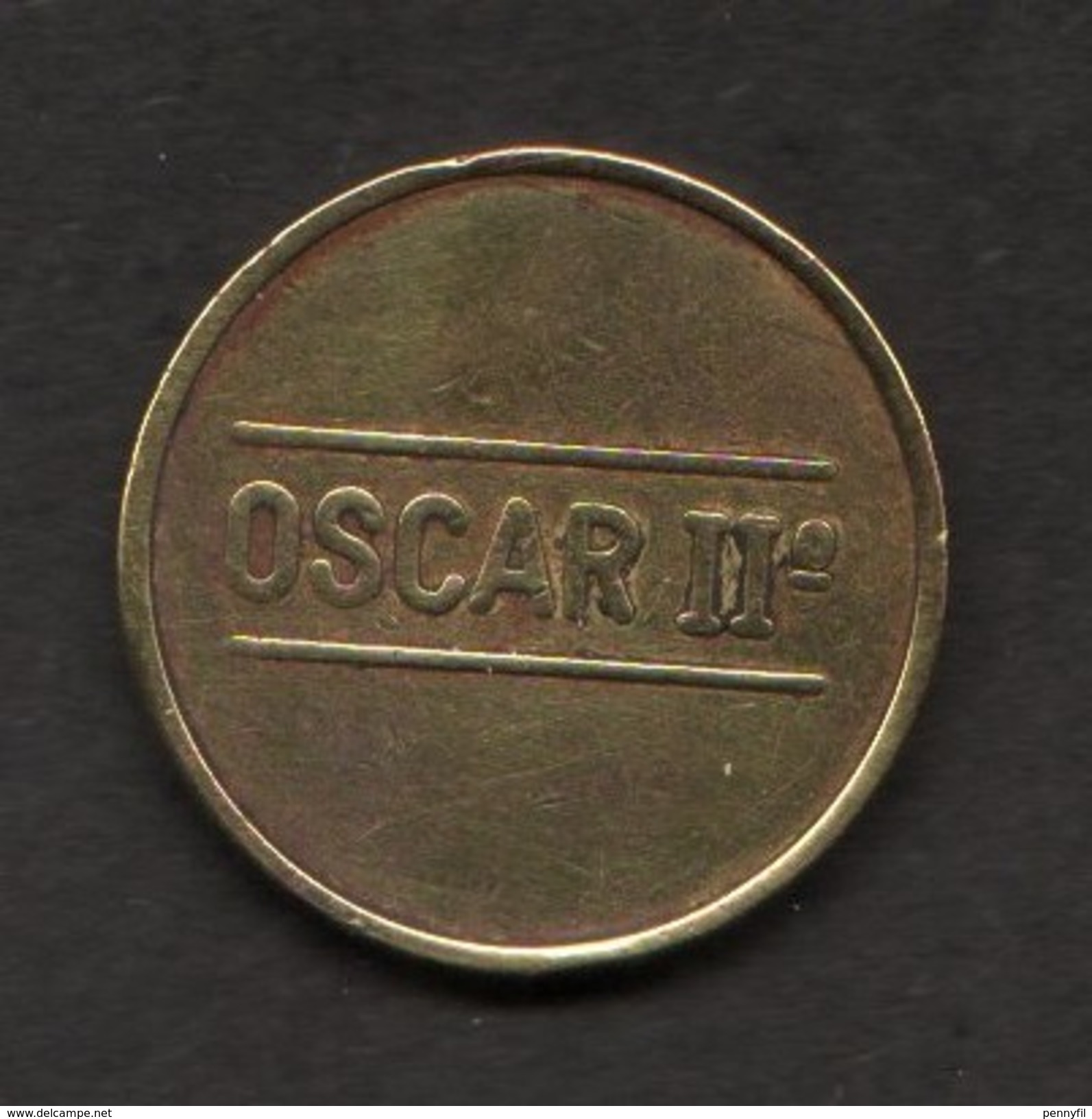 GETTONE OSCAR II° DIAMETRO 2,6 Cm - Monetary/Of Necessity