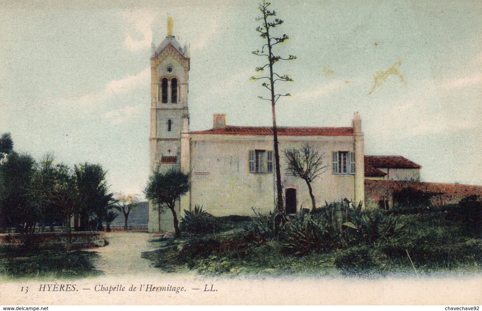 CPA     -    HYERES     -    CHAPELLE DE L ' HERMITAGE - Hyeres