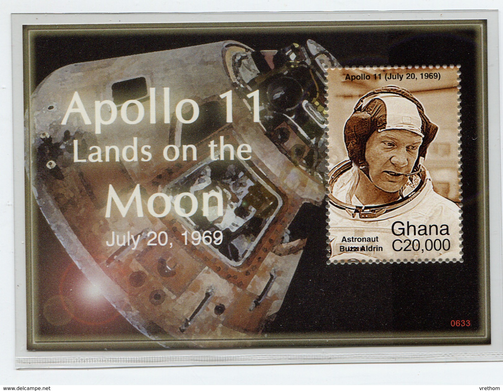 Ghana, 2007,  Space, Espace, Apollo 11, Buzz Aldrin  (Block 479) - Afrika
