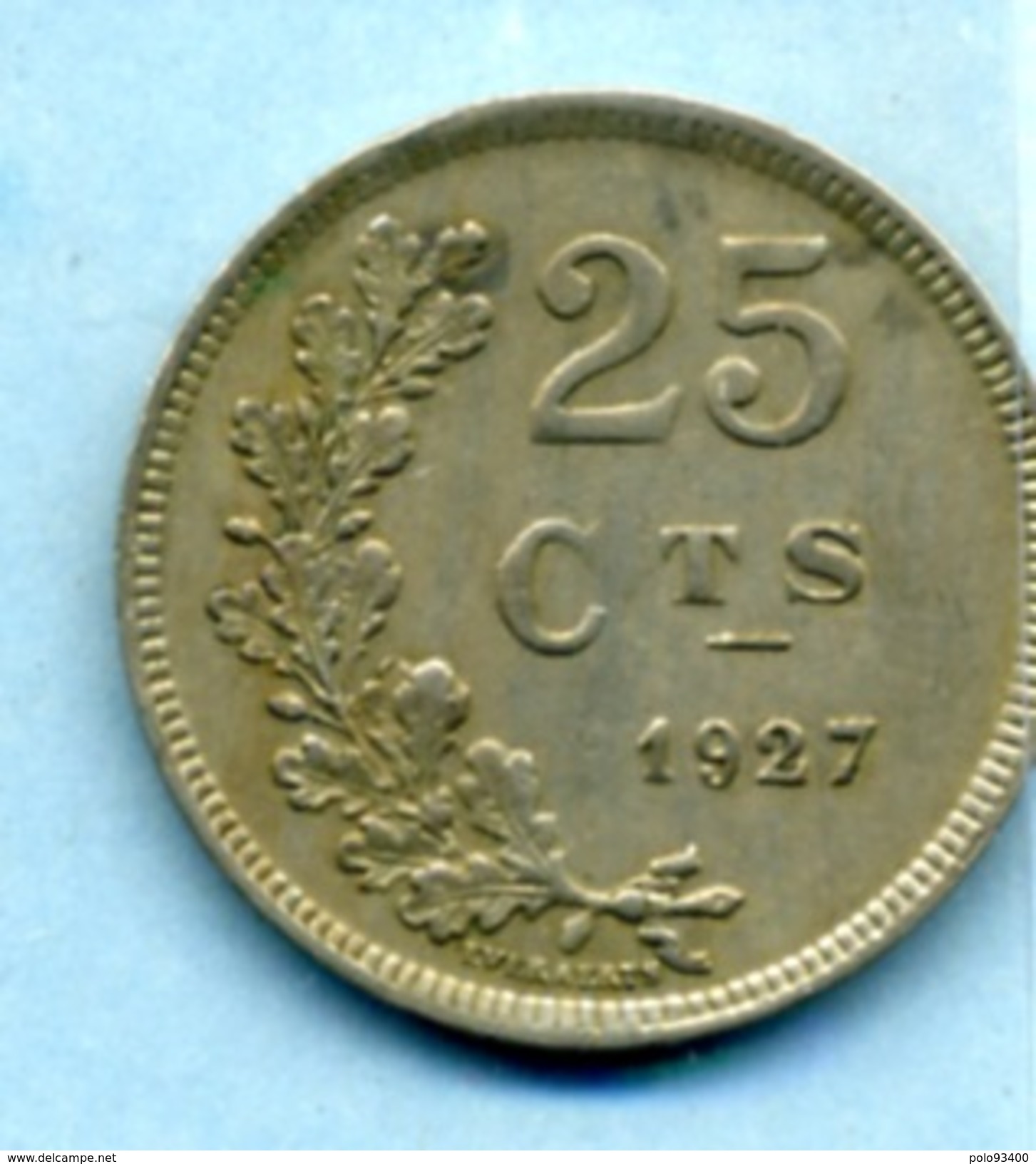 1927   25 Centimes - Luxemburg