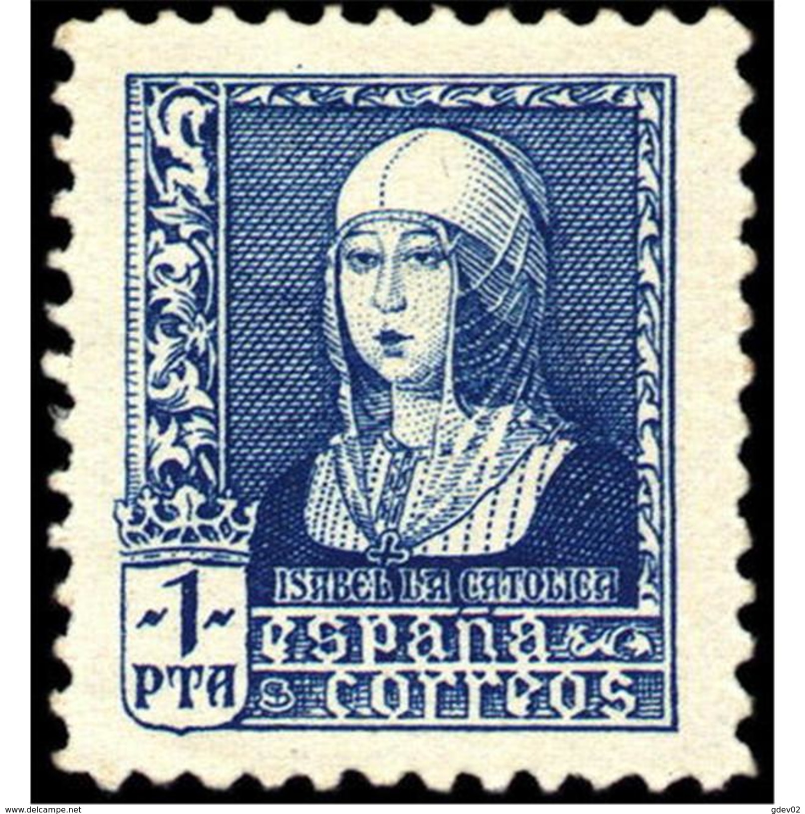 ES860STV-LTV***860STAN.Spain.Esgane .REINA ISABEL LA CATOLICA.1938.(Ed 860**) - Nuevos