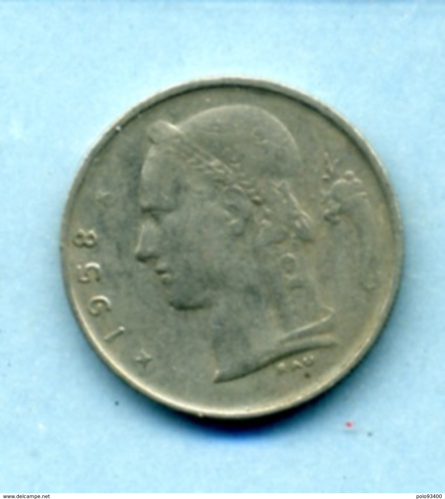 1958  1 FRANC BELGIQUE - 1 Frank