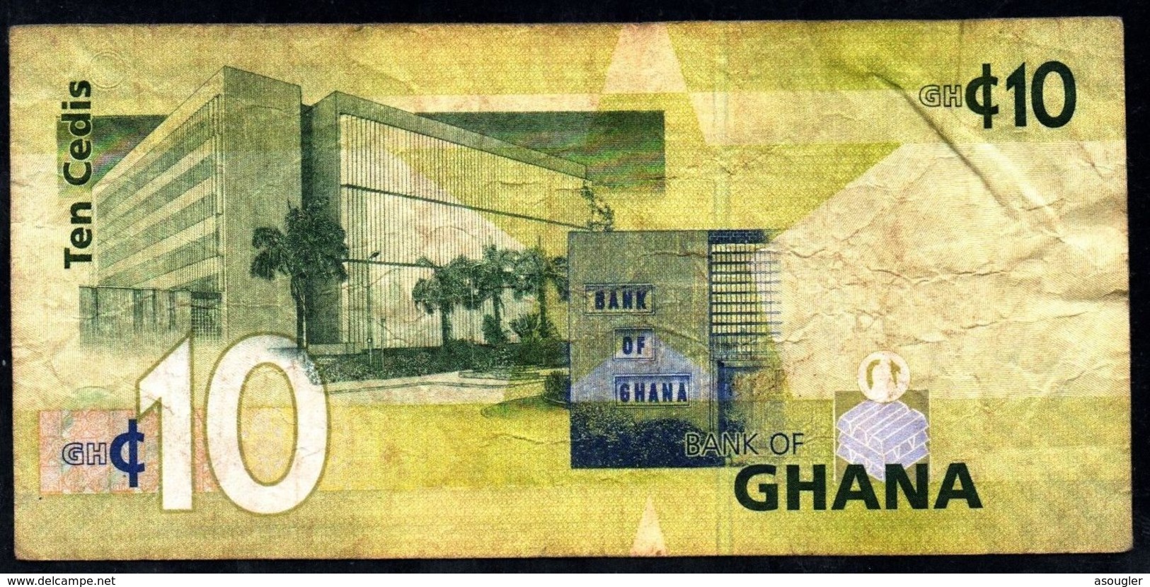 GHANA 10 CEDIS 1-7-2011 G-VG - Ghana