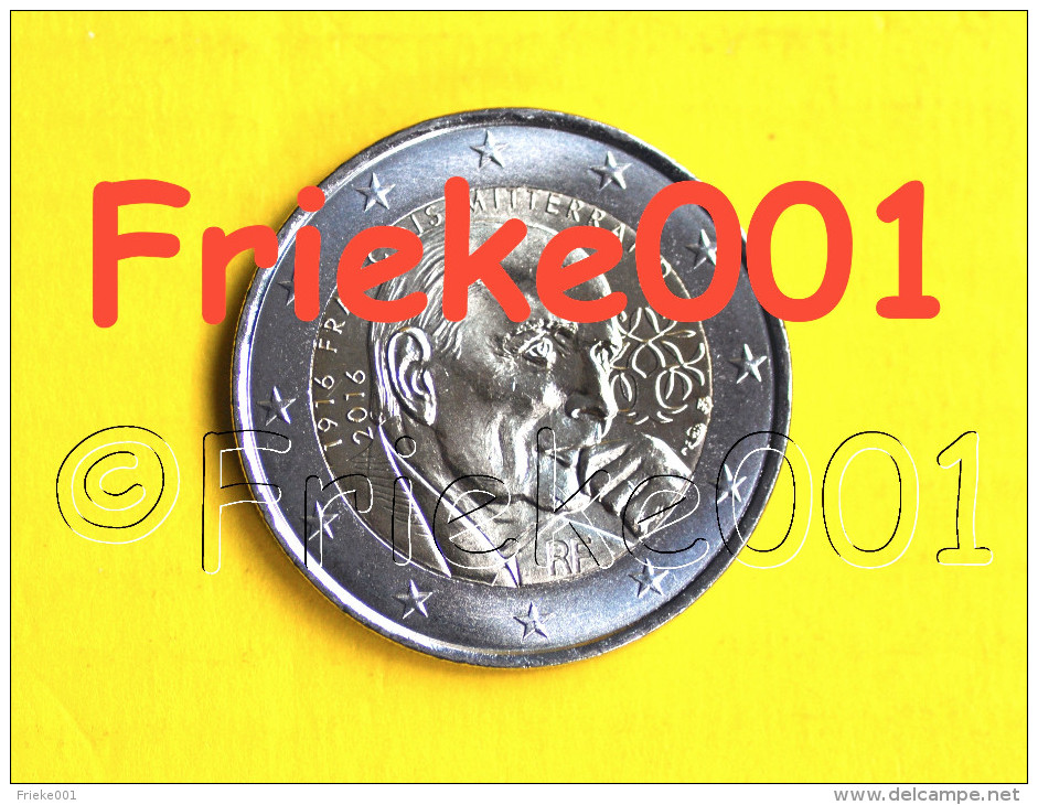 Frankrijk - France - 2 Euro 2016 Comm.(Francois Mitterrand) - France