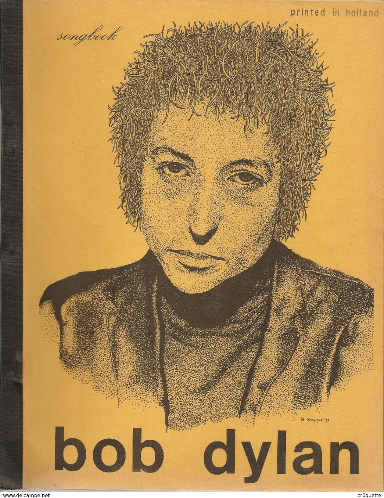 BOB DYLAN  / SONGBOOK En 1974 - Autres & Non Classés