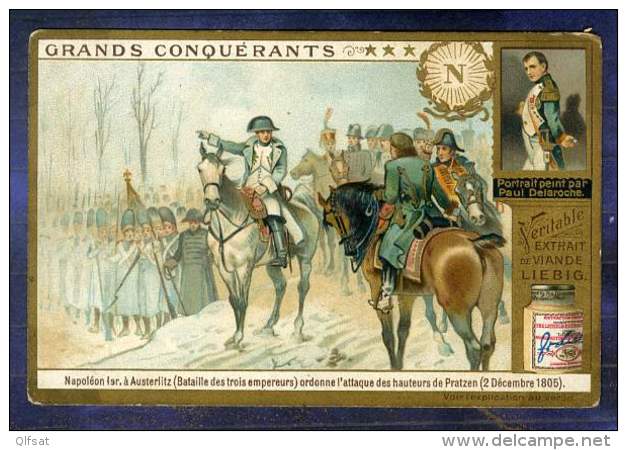 Chromo Liebig S765 Trade Card Conquerant 1904 Napoléon 1er Austerlitz Conqueror - Liebig