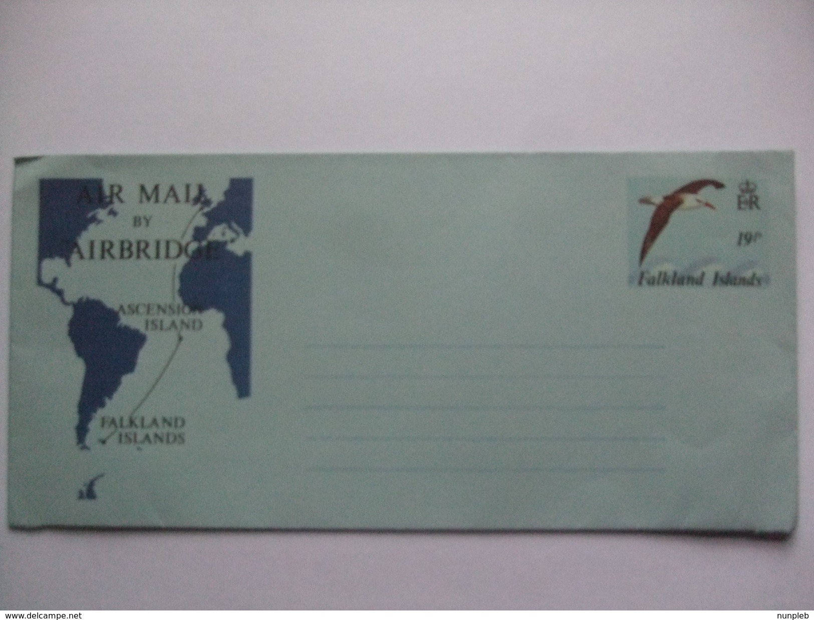 FALKLAND ISLANDS AEROGRAMME - ALBATROSS - UNUSED - Falkland Islands