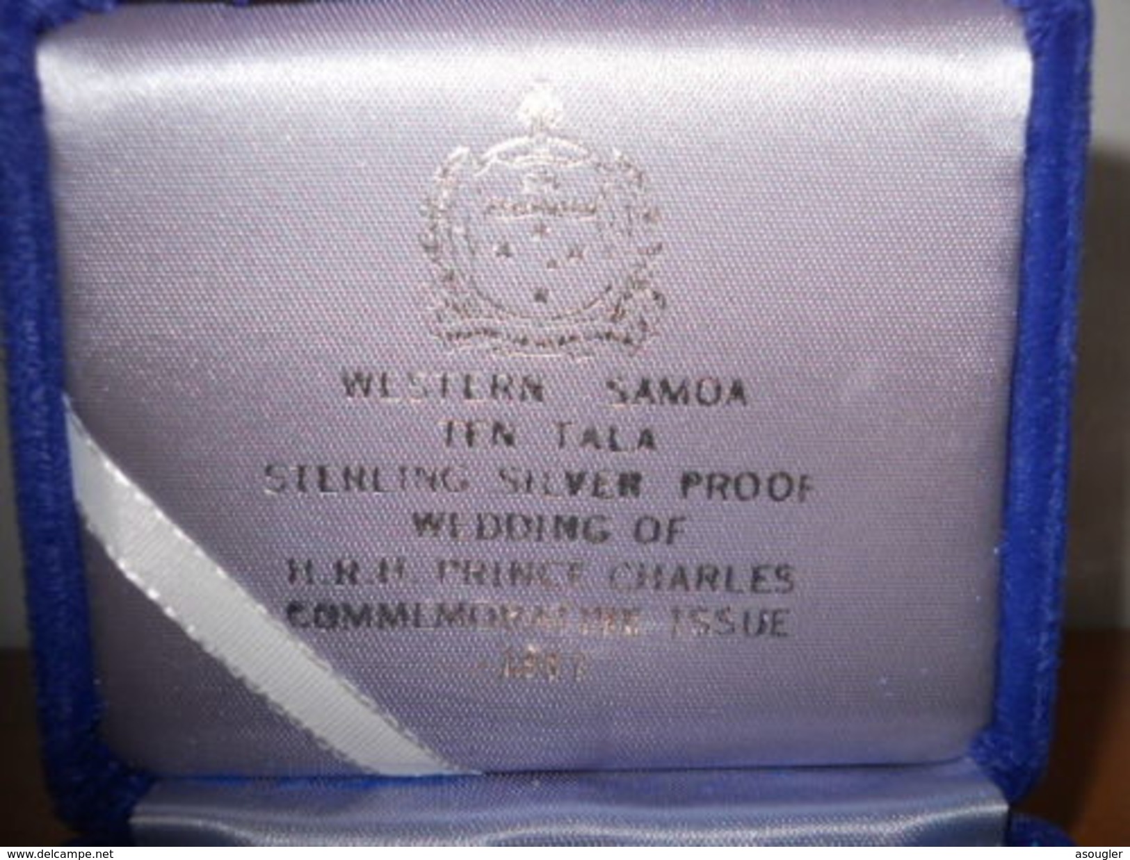 SAMOA 10 $ DOLLARS 1981 SILVER PROOF "WEDDING OF H.R.H. PRINCE CHARLES - Samoa