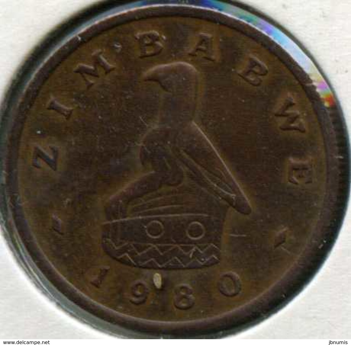 Zimbabwe 1 Cent 1980 KM 1 - Simbabwe