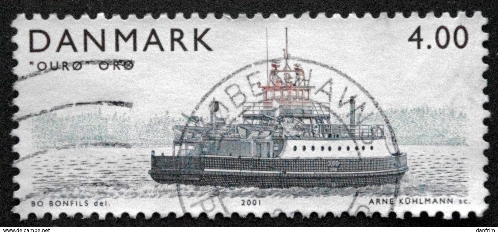 Denmark 2001 Island Ferries / Ferries De L'île   MiNr.1292 (O). (lot  D 726 ) - Used Stamps