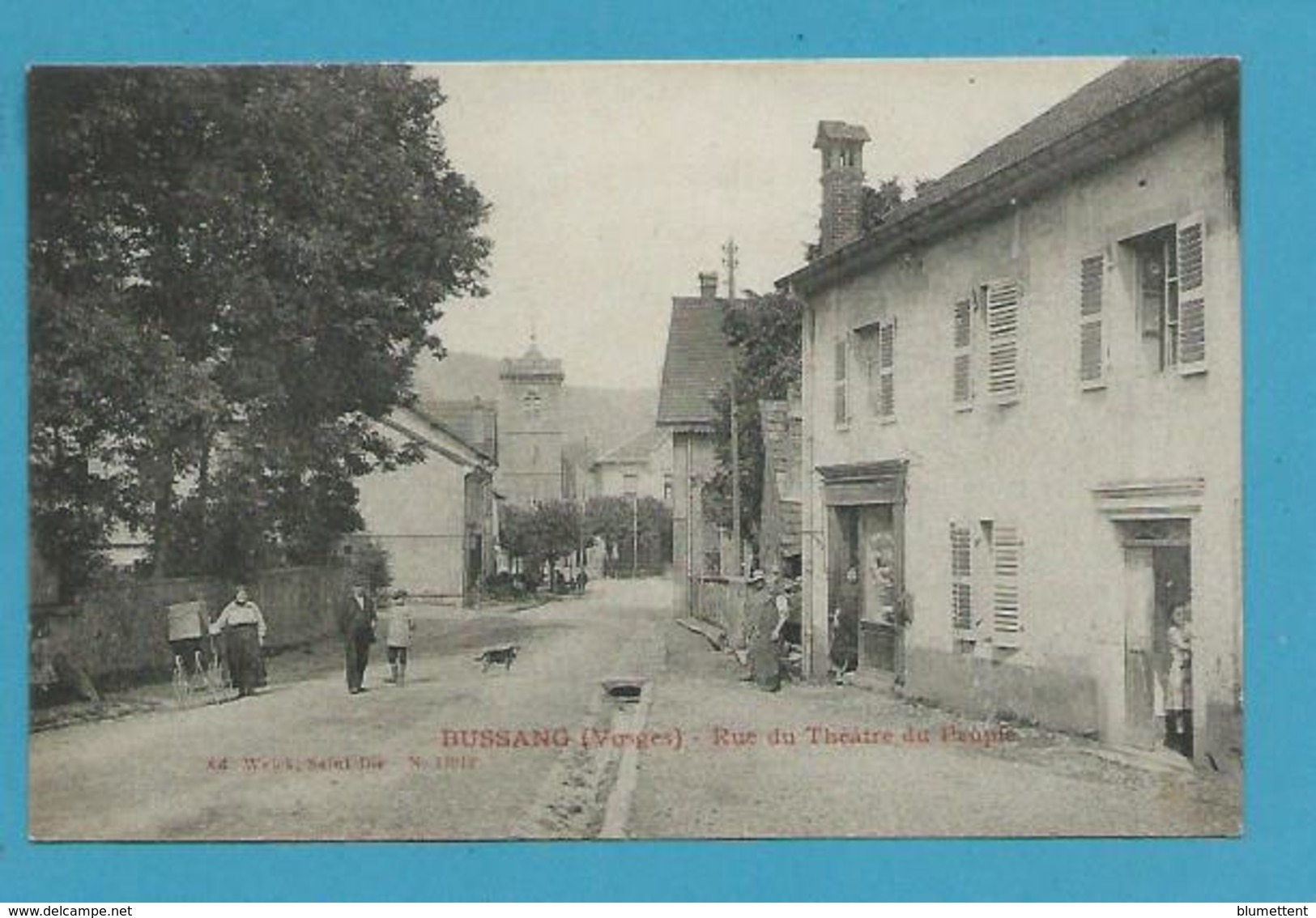 CPA 11912 - Rue Du Théâtre Du Peuple BUSSANG 88 - Bussang