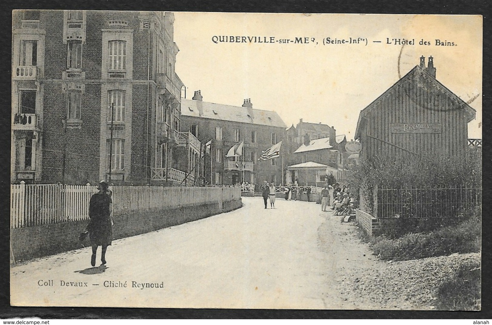 QUIBERVILLE Sur MER L'Hôtel Des Bains (Devaux Reynoud) Seine-Maritime (76) - Autres & Non Classés