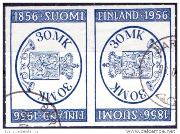 Finland 1956 Finlandia 1956 Tete Beche GB-USED - Used Stamps