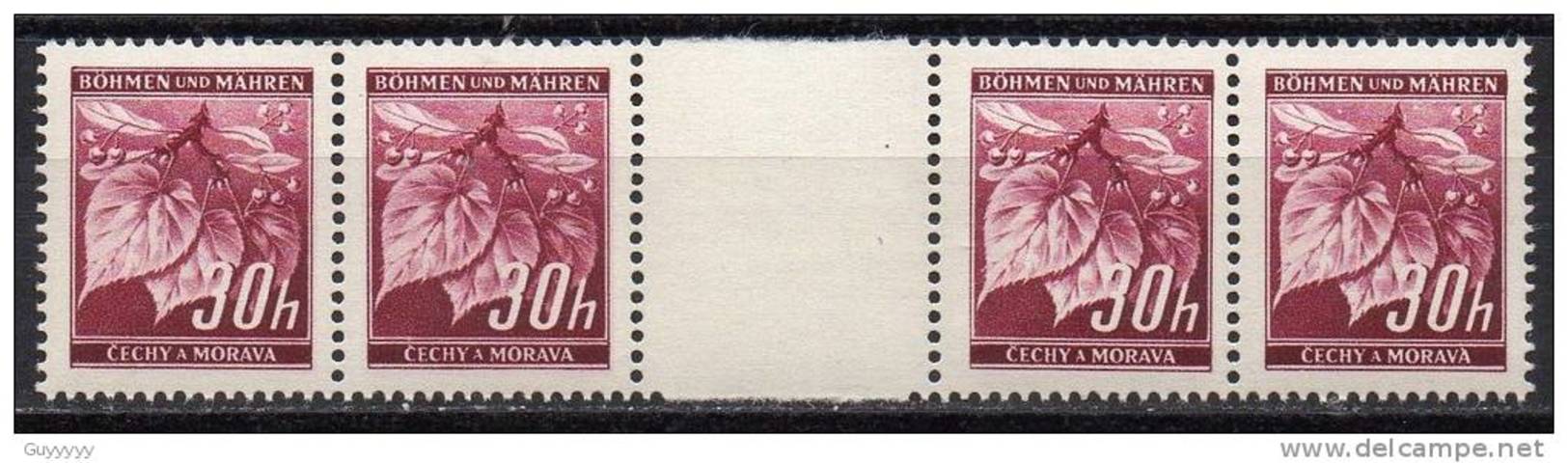 Böhmen Und Mähren - Bohême & Moravie - 1939/42 - Michel N° 24 ZW ** - Unused Stamps