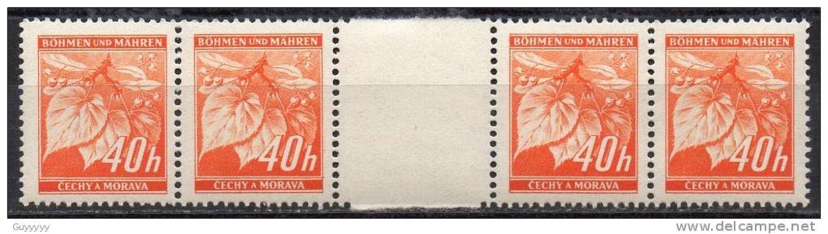 Böhmen Und Mähren - Bohême & Moravie - 1940 - Michel N° 38 ZW ** - Nuovi