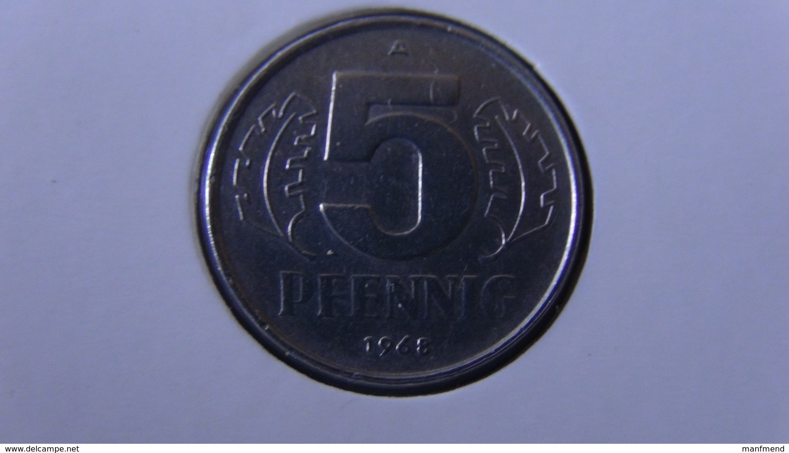 Germany - DDR - 1968 - 5 Pfennig - KM 9.1 - VF - Look Scans - 5 Pfennig