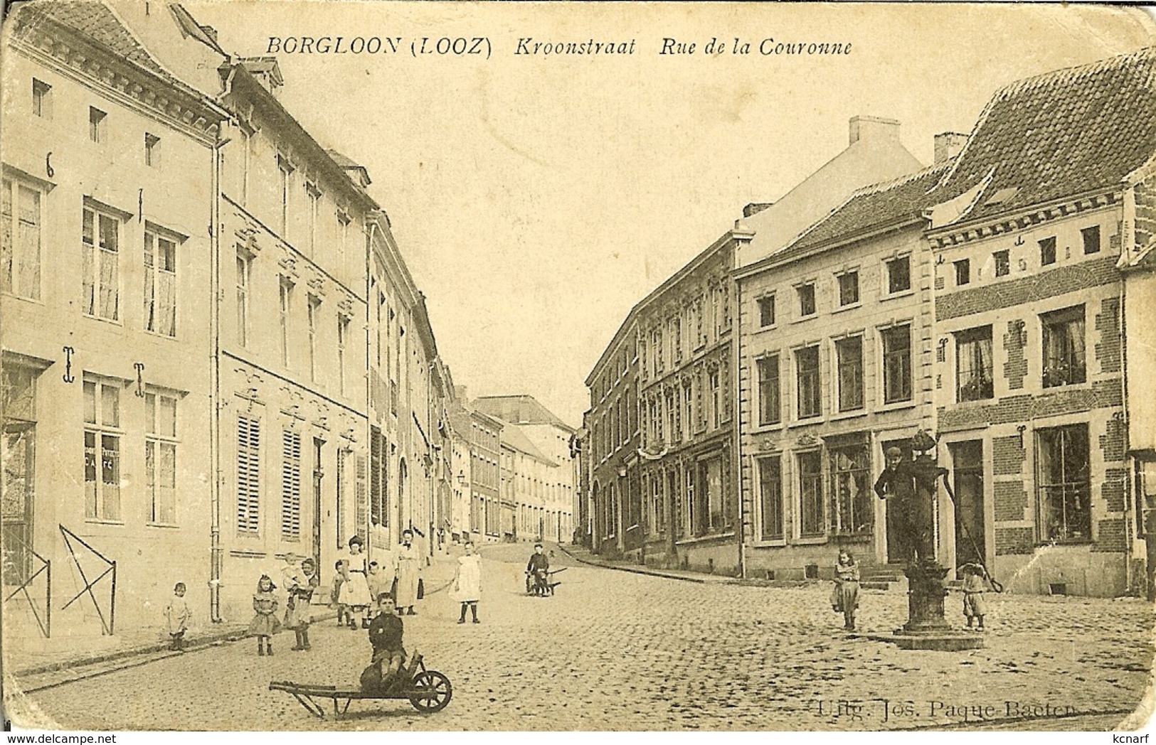 CP De BORGLOON ( LOOZ ) " Kronstraat  ,  Rue De La Couronne " - Borgloon