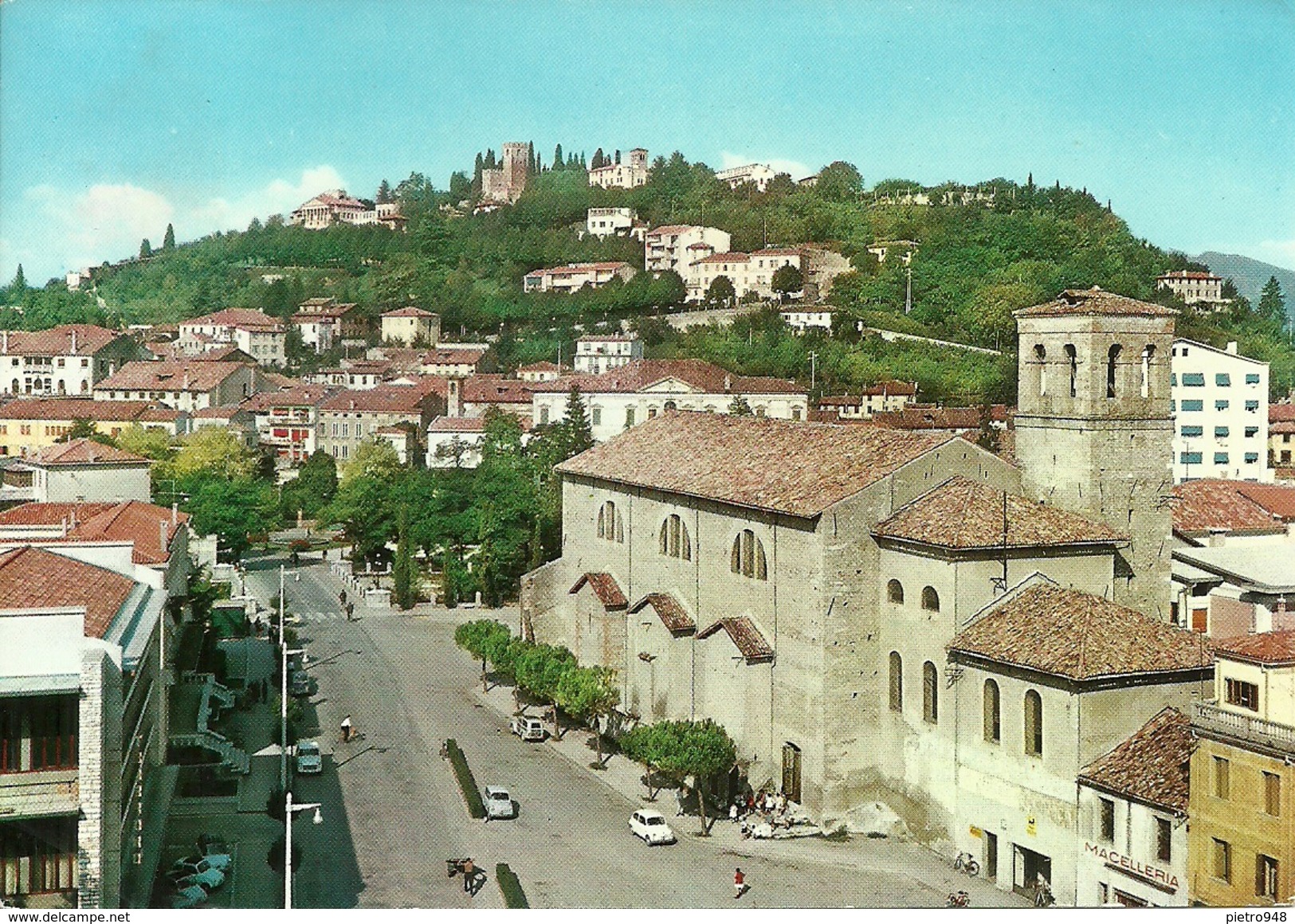 Conegliano Veneto (Treviso, Veneto) Piazzale (Piazza) San Martino E Chiesa, St. Martino Square And Church - Treviso