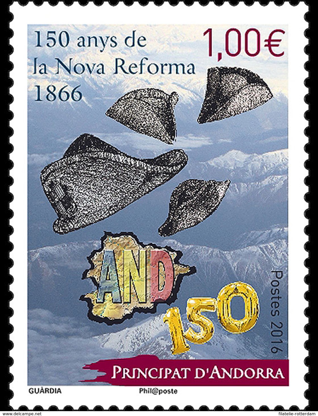 Andorra / Andorre - Postfris / MNH - 150 Jaar Hervorming 2016 - Ongebruikt
