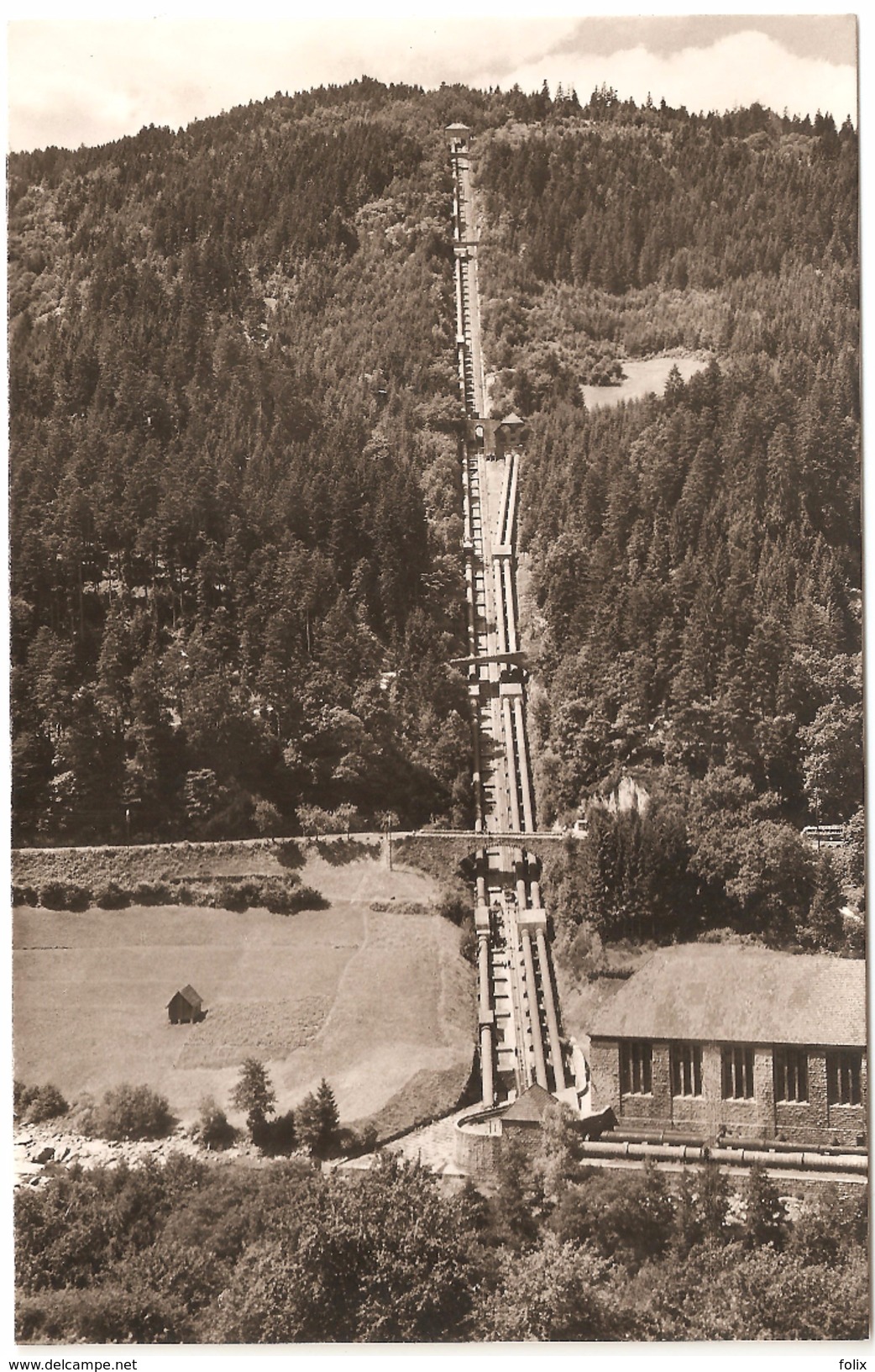 Forbach - Druckrohrleitung Der Schwarzenbachtalsperre - Echt Foto - Forbach