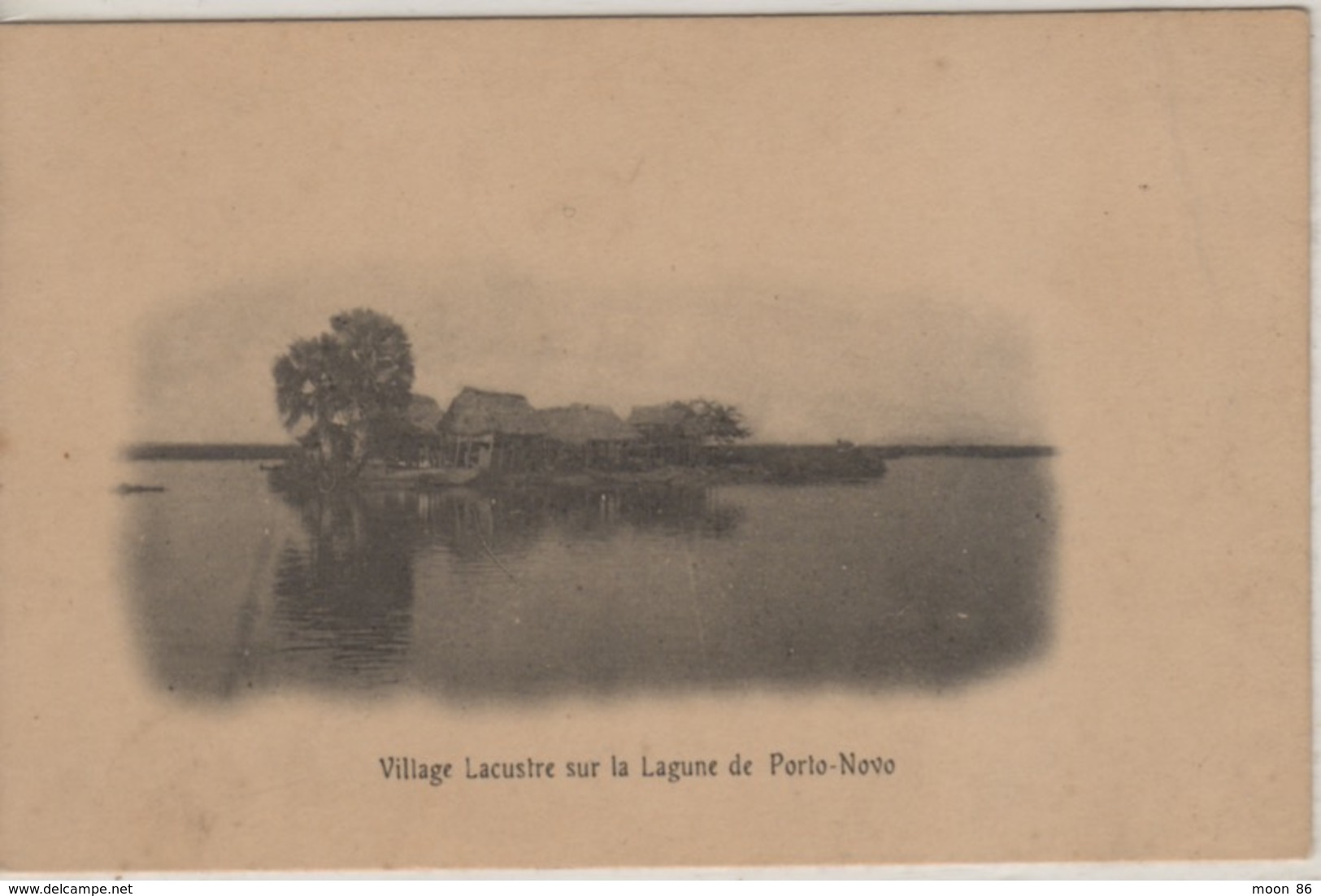 AFRIQUE - DAHOMEY - PORTO NOVO - Le  Village Lacustre Sur La Lagune - Dahomey