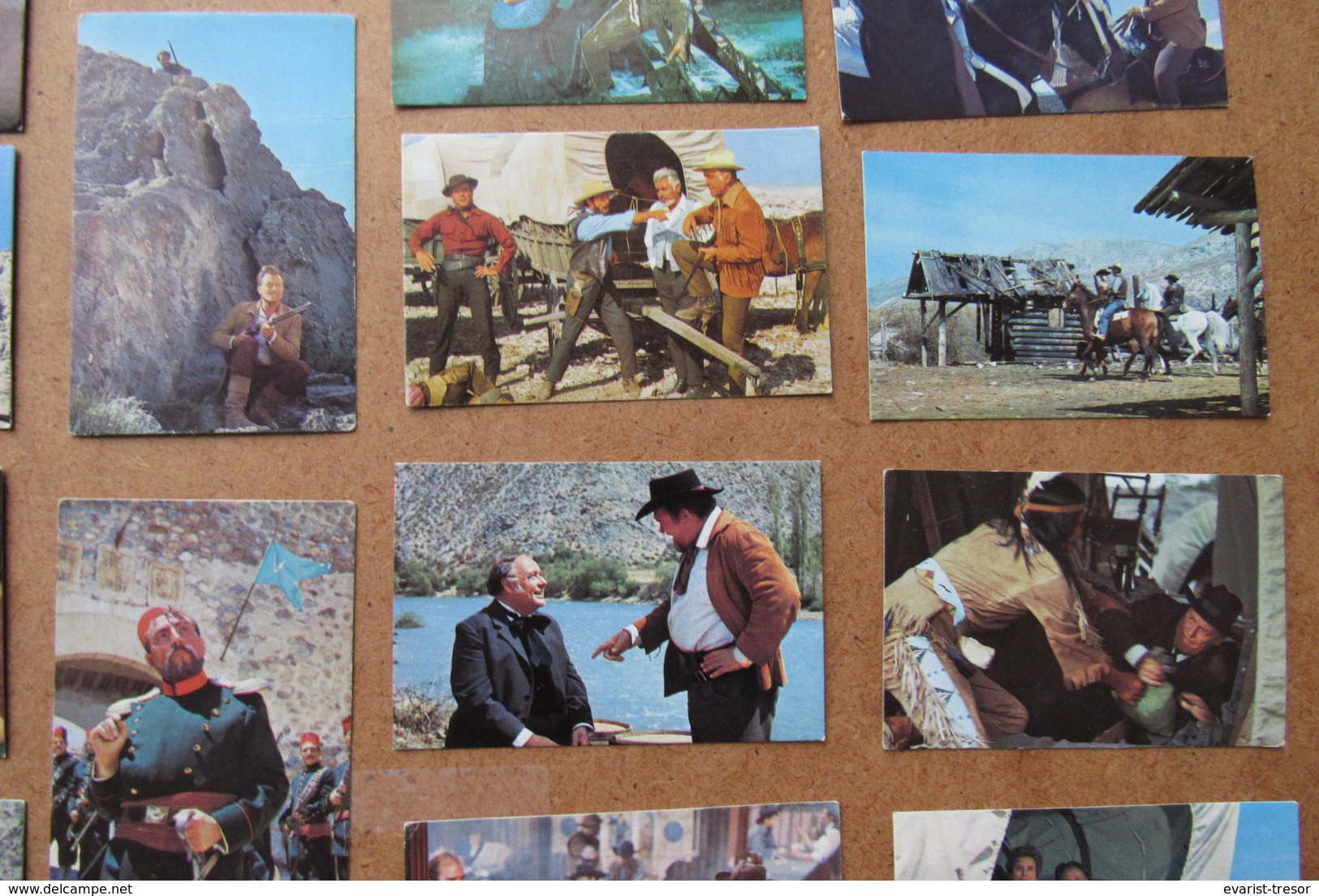 Winnetou Film  27 Chromo's Lex Barker Stewart Granger Pierre Brice Eikon Verlag Rialto Constantin Film - Autres Formats