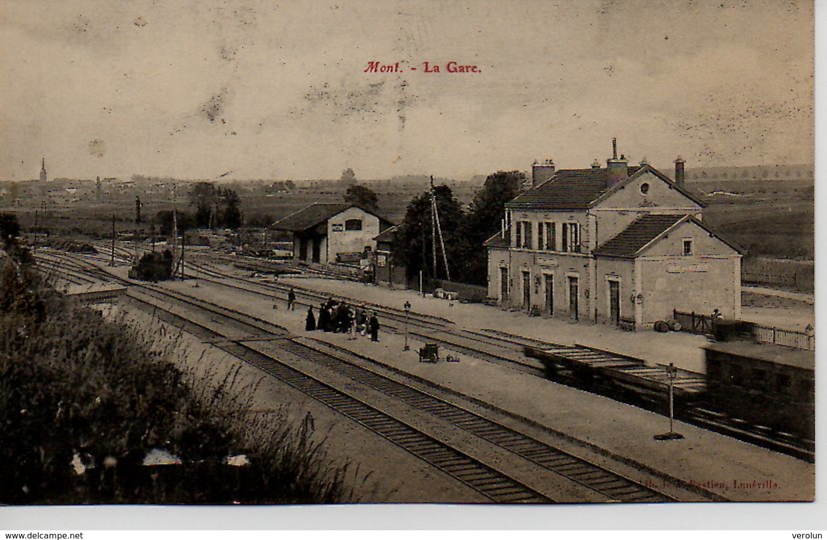 54 -  MONT SUR MEURTHE- - LA GARE - Autres & Non Classés