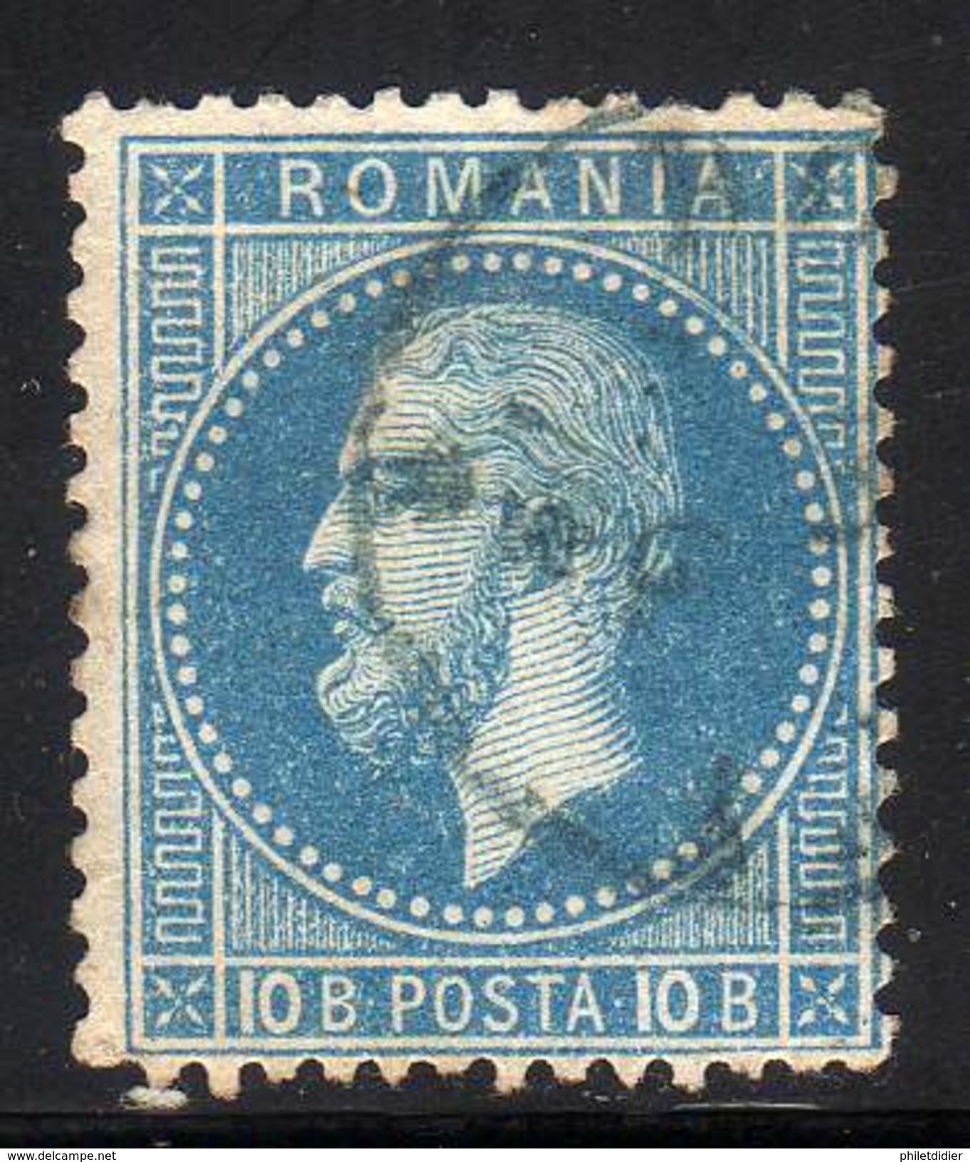 ROUMANIE YT 39 OBLITERE COTE 2 &euro; - 1858-1880 Moldavia & Principato