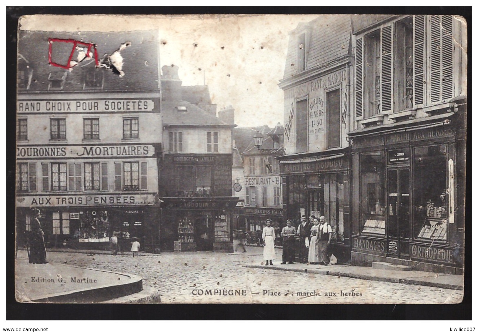 Compiegne  Place Du Marché Aux Herbes - Compiegne