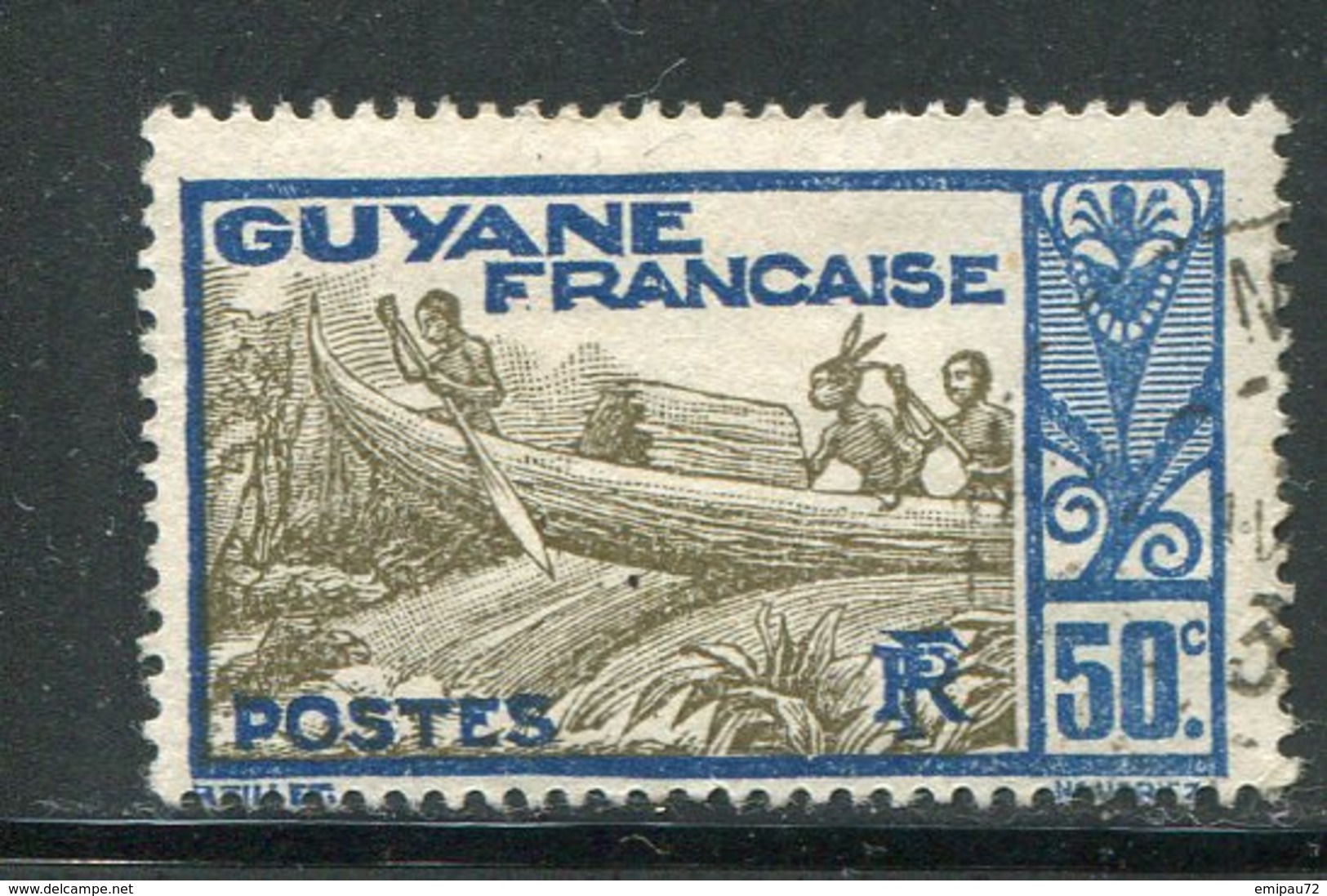 GUYANE- Y&T N°120- Oblitéré - Oblitérés